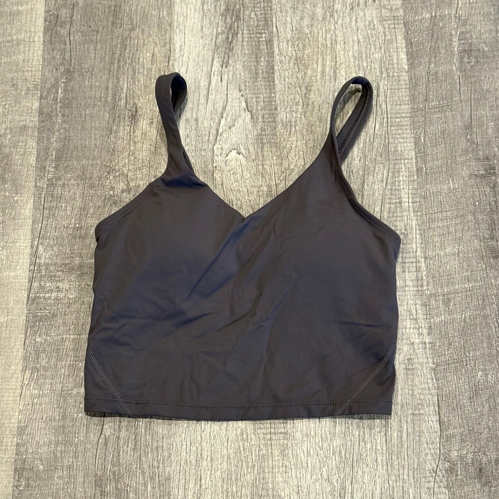 New Without Tags Crop Top Tank Top With Built In Bra Size XS